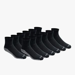 Dickies Men's Dri-tech Moisture Control Quarter Socks 11 pairs NWT
